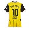 Borussia Dortmund Julian Brandt #10 Hemmatröja Dam 2024-25 Korta ärmar